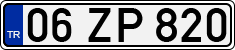 License plate of Turkey, Regular plates