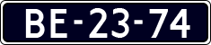 License plate of the Netherlands, Imported oldtimers (commercial vehicles)