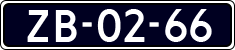License plate of the Netherlands, Commercial Vehicles (1951-1994 system)