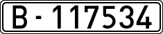 License plates of Spain, 1900 year series