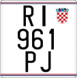 License plate of Croatia, Motorcycles