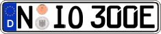 German license plate, Electric vehicles