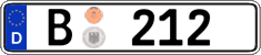 German license plate, Official services and consulates