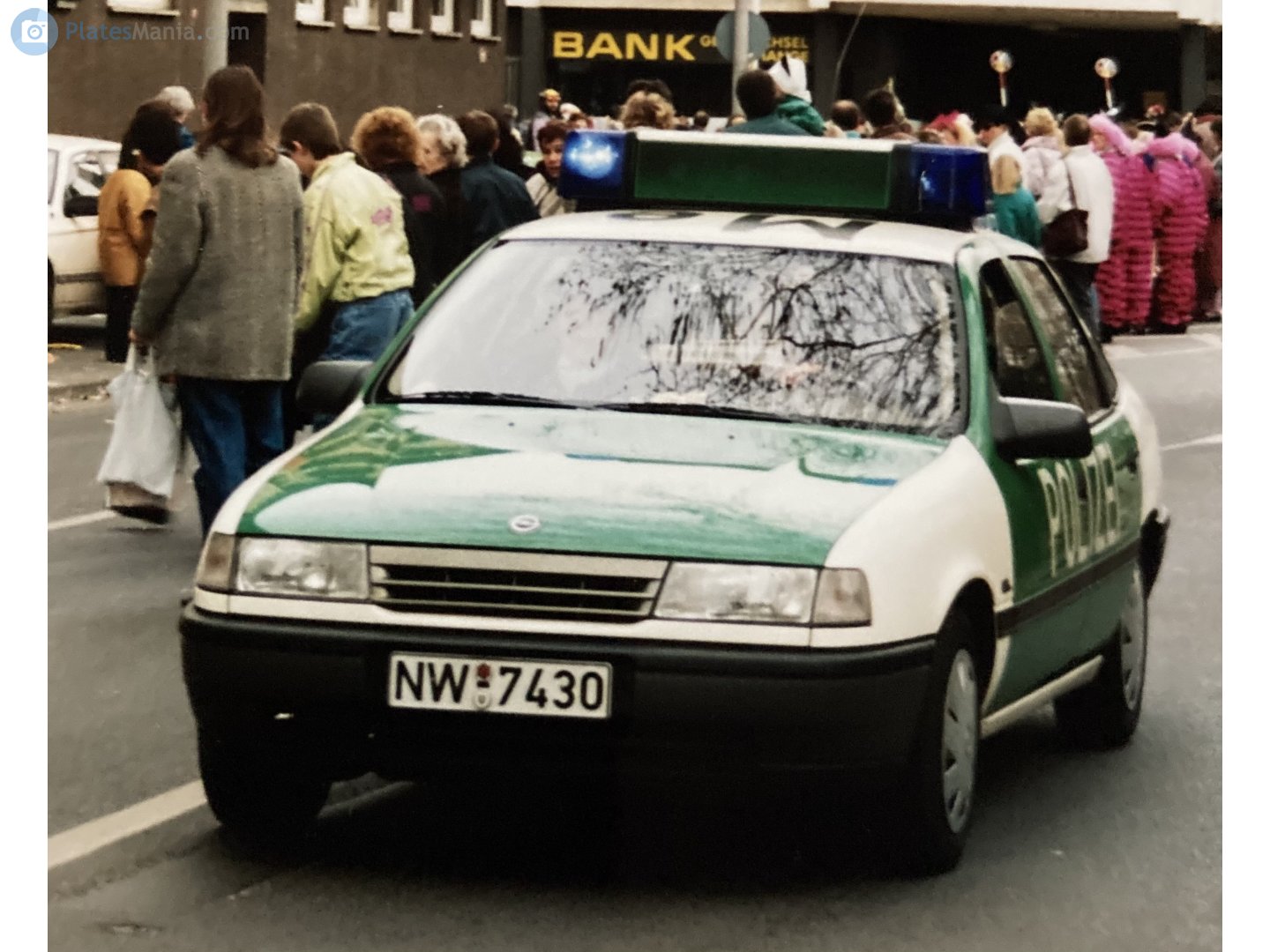 NW 7430, Opel Vectra 1st gen Sedan (A; J89), 1988–1995