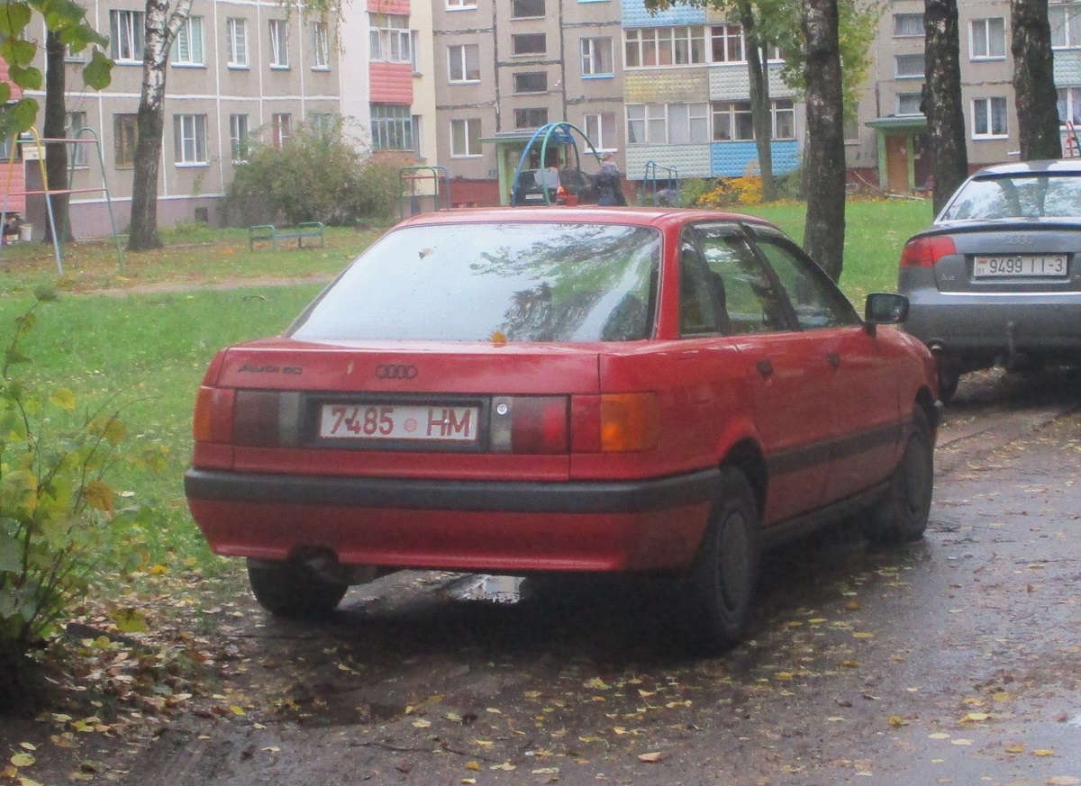 7485 HM, Audi 80 3rd gen (B3/89), 1986–1991
