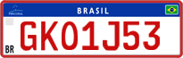 License plate of Brazil, Commercial vehicles (Mercosul)