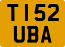 License plate of the United Kingdom, 1983 year system