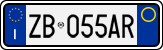 License plate of Italy, Cars (1994 year series)