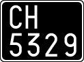 License plate of Italy, Cars (1927 year series)