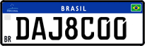 License plate of Brazil, Private owners (Mercosul)