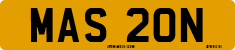 License plate of the United Kingdom, 1963 year system