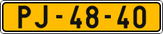 License plate of the Czech Republic, Commercial vehicles (1960)