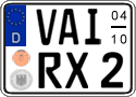 German license plate, Seasonal plates