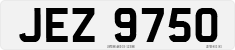 License plate of the United Kingdom, Northern Ireland (1966)