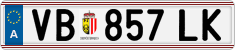 License plate of Austria, Regular plates