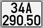 License plate of Vietnam, Cars