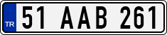 License plate of Turkey, Regular plates