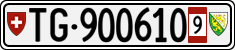 License plate of Switzerland, Provisional