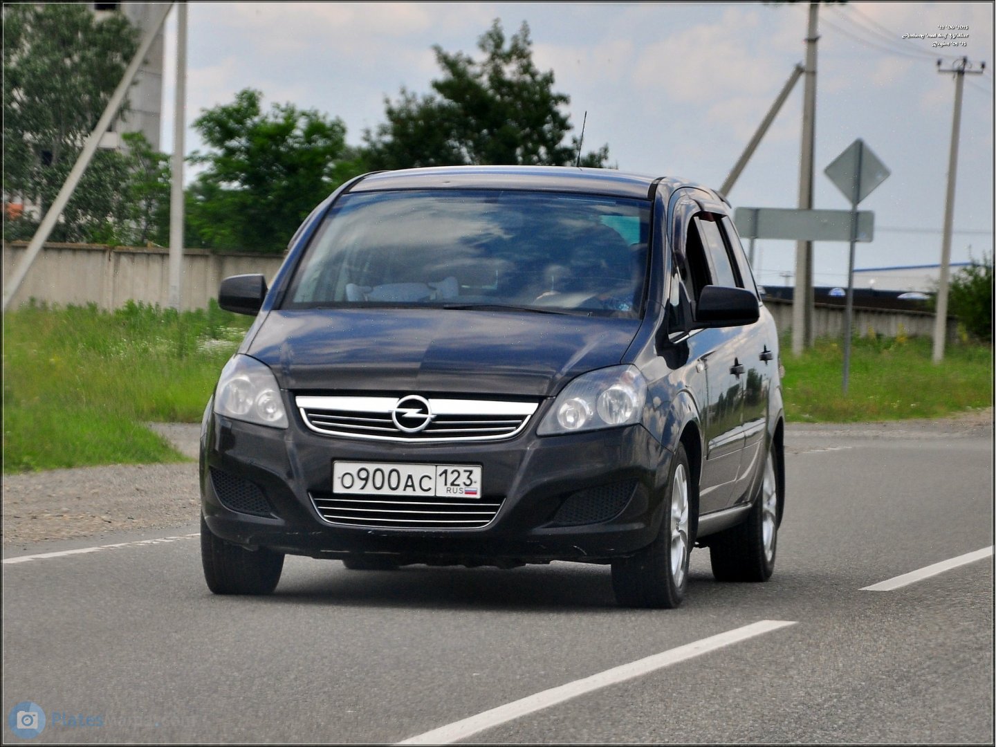 о 900 ас 123, Opel Zafira 2nd gen (Family) (B; A05), 2005–2014