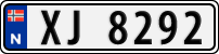 License plate of Norway, Trailers, motorcycles, special vehicles
