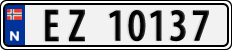 License plate of Norway, Cars