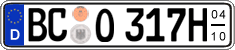 German license plate, Seasonal plates (Oldtimers)