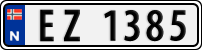 License plate of Norway, Trailers, motorcycles, special vehicles