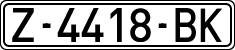 License plates of Spain, 1971 year series