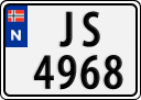 License plate of Norway, Trailers, motorcycles, special vehicles