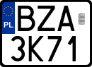 License plates of Poland, Regular car plates
