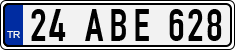 License plate of Turkey, Regular plates