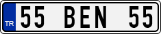 License plate of Turkey, Regular plates