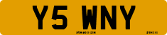License plate of the United Kingdom, 1983 year system