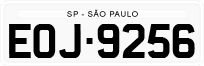 License plate of Brazil, Authorities (1990)