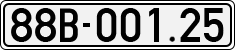 License plate of Vietnam, Cars