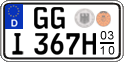 German license plate, Seasonal plates (Oldtimers)