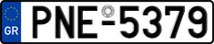 License plate of Greece, Cars