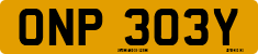 License plate of the United Kingdom, 1963 year system
