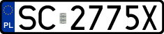 License plates of Poland, Regular car plates