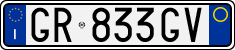 License plate of Italy, Cars (1994 year series)