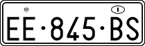 License plate of Italy, Temporary