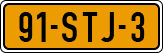 License plate of the Netherlands, Cars