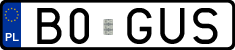 License plates of Poland, Vanity Plates