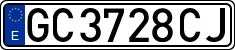 License plates of Spain, 1971 year series