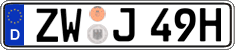 German license plate, Plates for oldtimers (type 