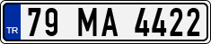License plate of Turkey, Regular plates