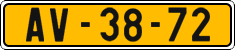 License plate of the Czech Republic, Commercial vehicles (1960)