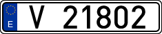 License plates of Spain, 1900 year series