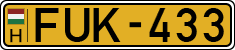 license plates of Hungary, Commercial vehicles (1990)