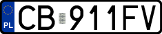 License plates of Poland, Regular car plates